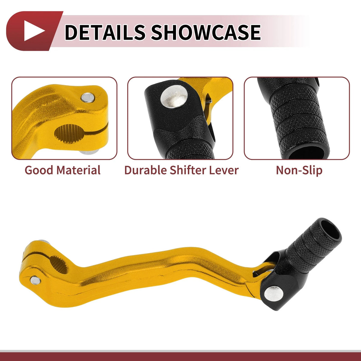 Shifter / Folding / Lever for Bosuer M4 Gold Tone Black Head