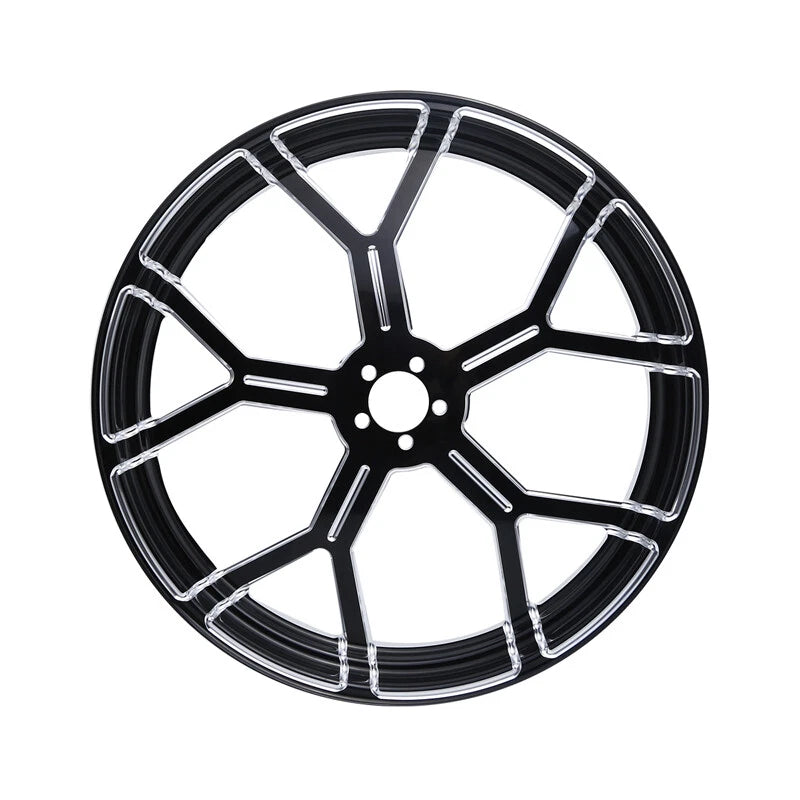 18" x 3.5" Front Wheel Rim w/ Single Disc Hub for Harley Touring (1997-2021)
