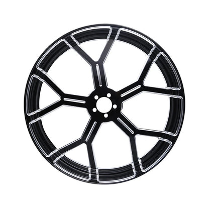 18" x 3.5" Front Wheel Rim w/ Single Disc Hub for Harley Touring (1997-2021)