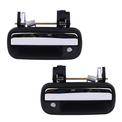 Outer Door Handle Front L+R Chrome Fits Toyota Hilux LN85 LN90 UTE 1989-95 D01