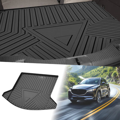 Flat Face Cargo Liner Rear Trunk Mat for Mazda CX-5 (2017-2024) 1 Pc