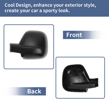 Left Passenger Side Mirror Cover for Citroen Dispatch/Jumpy (2007-2023)