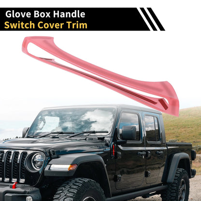 Glove Box Handle Switch Cover Trim for Jeep Wrangler JK 2 Door 4 Door (2007-2018)