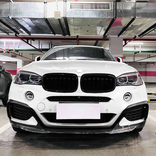 2 x Front Side Air Vent Trims Covers for BMW X6 F16 M Sport (2015-2019)