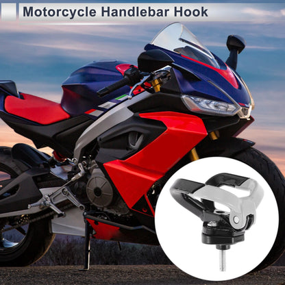 Butterfly-type Double Hooks Motorcycle Hanging Hook Black White for Make Model