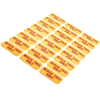 Mixed Fuel Only Sticker Decal for Garage, Oil, Gas, Diesel Vehicles