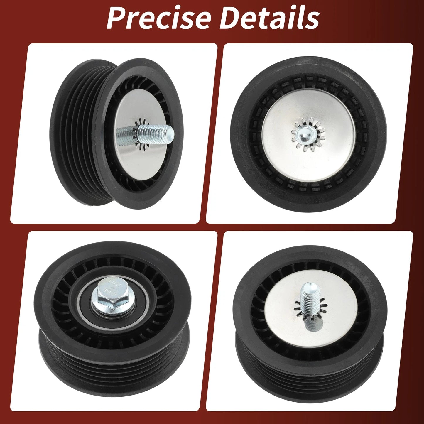 Accessory Drive Belt Idler Pulley for Chevrolet, GMC, Cadillac