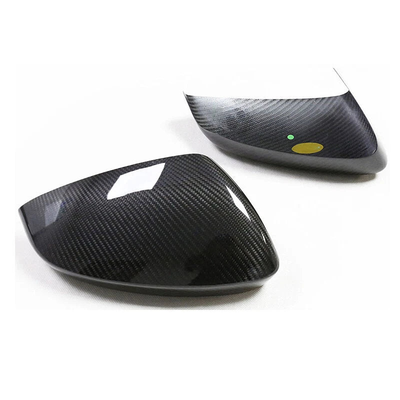 Carbon Fiber Side Mirror Cover Caps Trim fit For Audi A3 S3 RS3 2021 2022