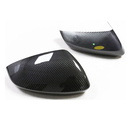 Carbon Fiber Side Mirror Cover Caps Trim fit For Audi A3 S3 RS3 2021 2022