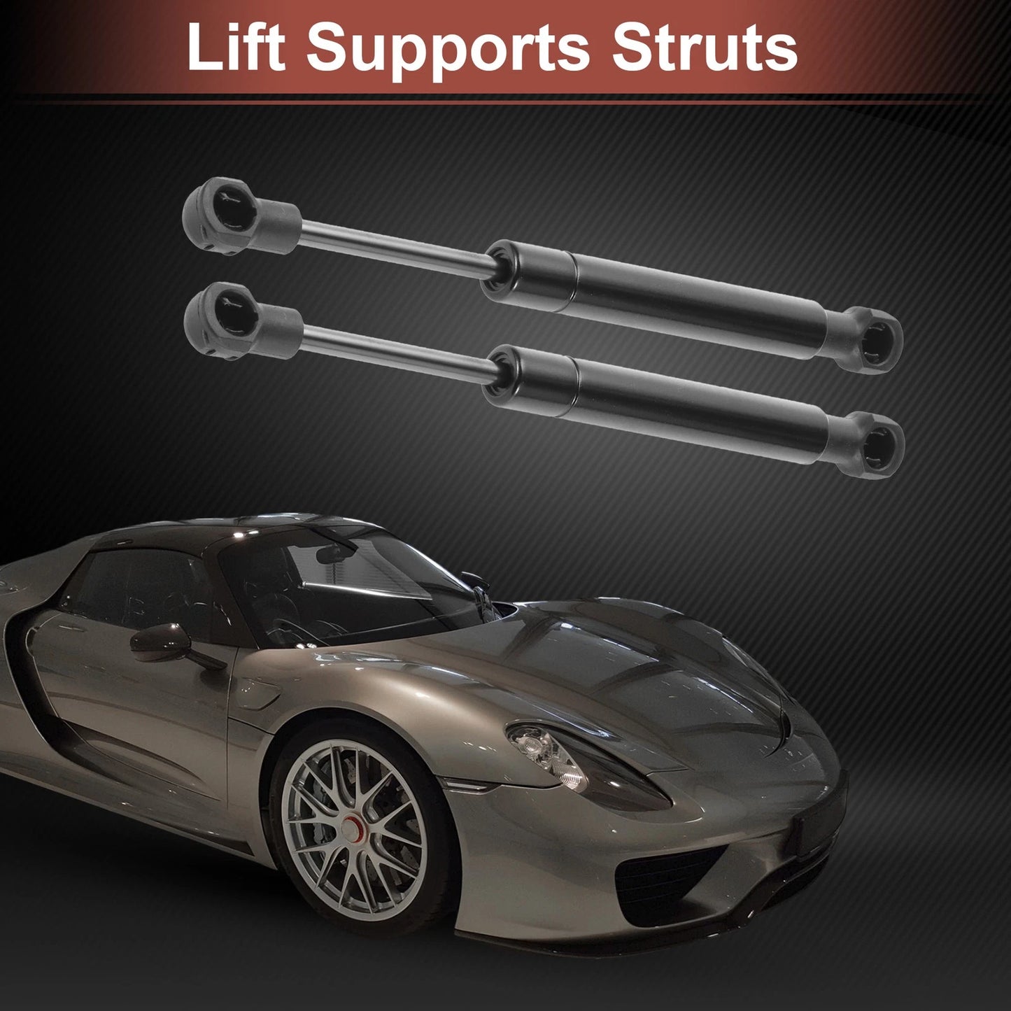Rear Hatch Gas Strut Lift Supports for Porsche Boxster Convertible (1997-2004)