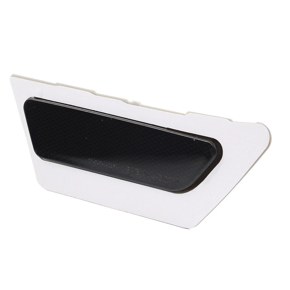 Front Bumper Reflector Side Marker Light Black for Audi A4 (2017-2019)