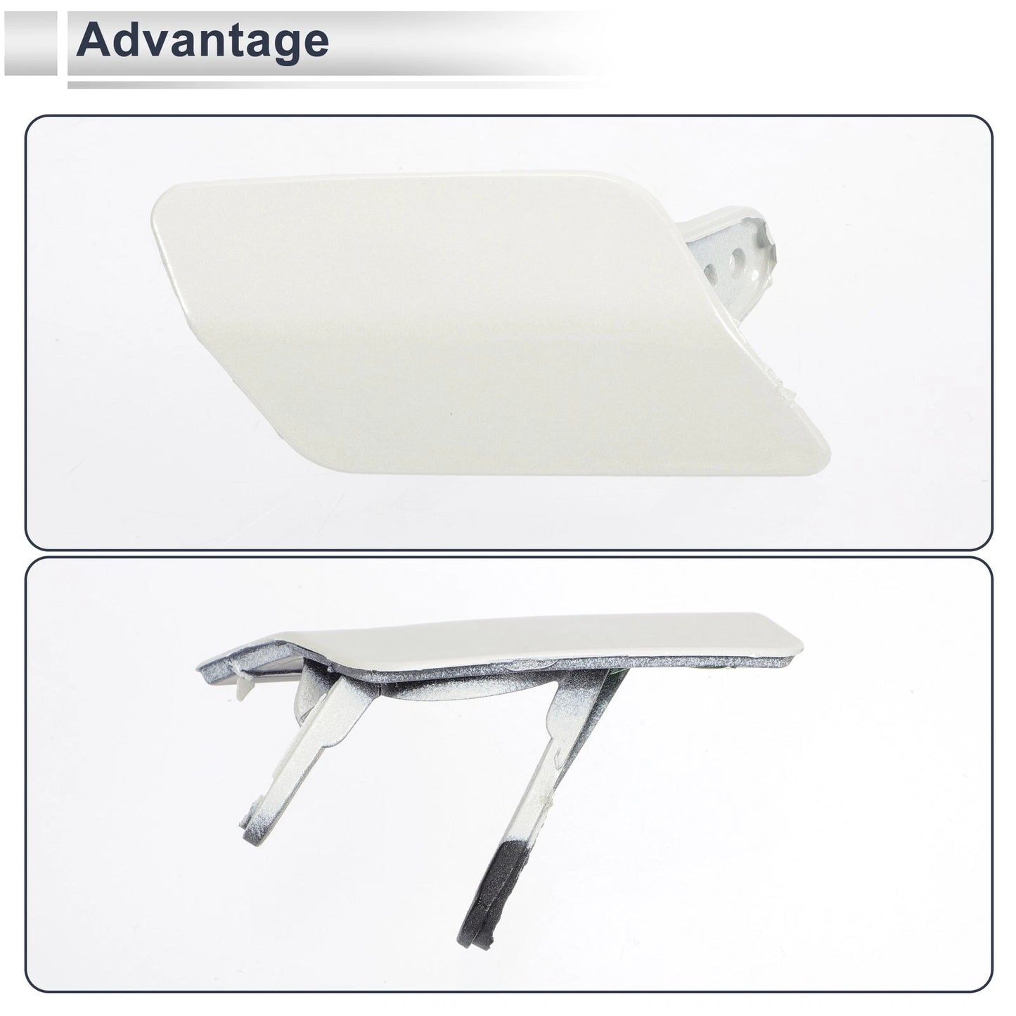 Bumper Headlight Washer Nozzle Cover Cap for BMW 3 Series (2006-2013)