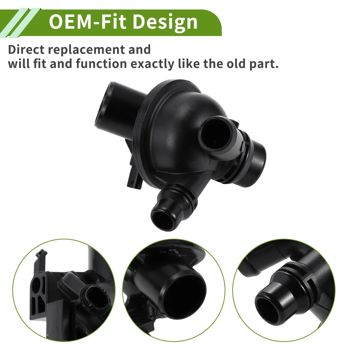 Engine Coolant Thermostat Housing for BMW 530i, 740i (2012-2013)