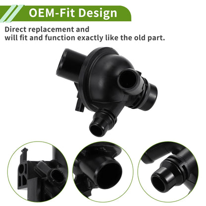 Engine Coolant Thermostat Housing for BMW 530i, 740i (2012-2013)