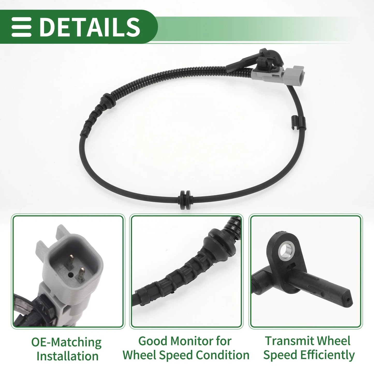 ABS Wheel Speed Sensor for Chevrolet Sonic Rear Left