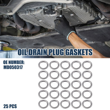 25pcs 14mm Oil Drain Plug Gaskets for Mitsubishi Lancer (2005-2014)