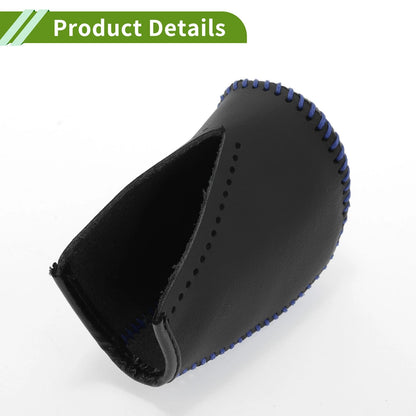 Gear Shift Knob Cover for Toyota Corolla 2009-2013 Black Carbon Fiber Blue