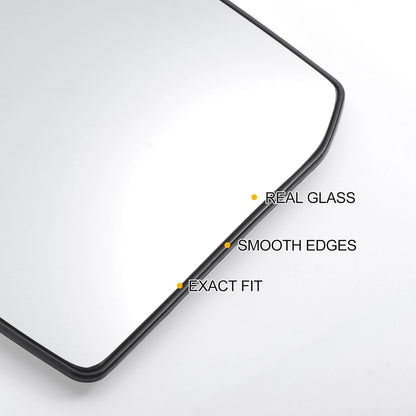 Left Side White Mirror Glass w/ Back Convex Heated for Ford Tourneo (12-22)