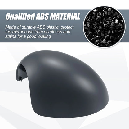 Rearview Mirror Cover Cap Gray for BMW Mini Clubman R55 R56 R57 (2007-2015)