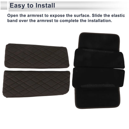 Center Console Cover with Storage Bag for BMW 7 Series Deep Brown (2016 - 2022)