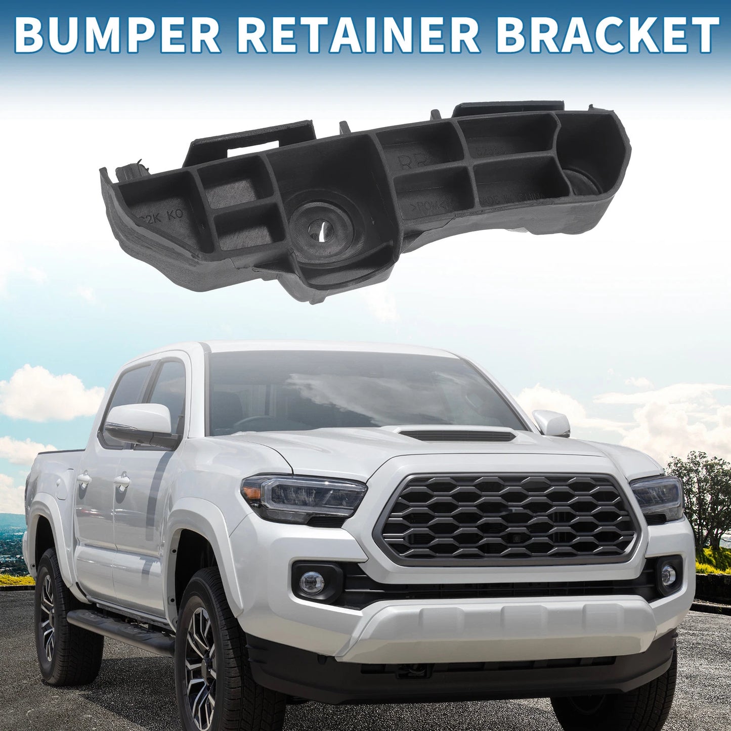 Right Rear Bumper Retainer Bracket for Toyota RAV4 (2016-2018)