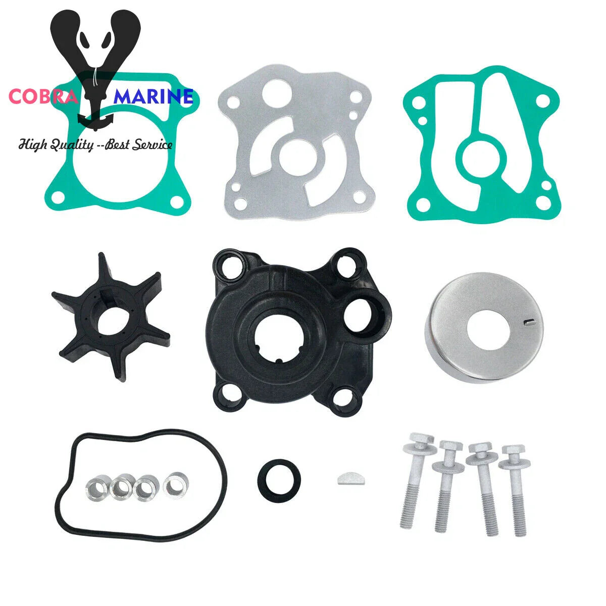 Complete Water Pump Rebuild Kit for Honda BF25 BF30 (2001-2023)