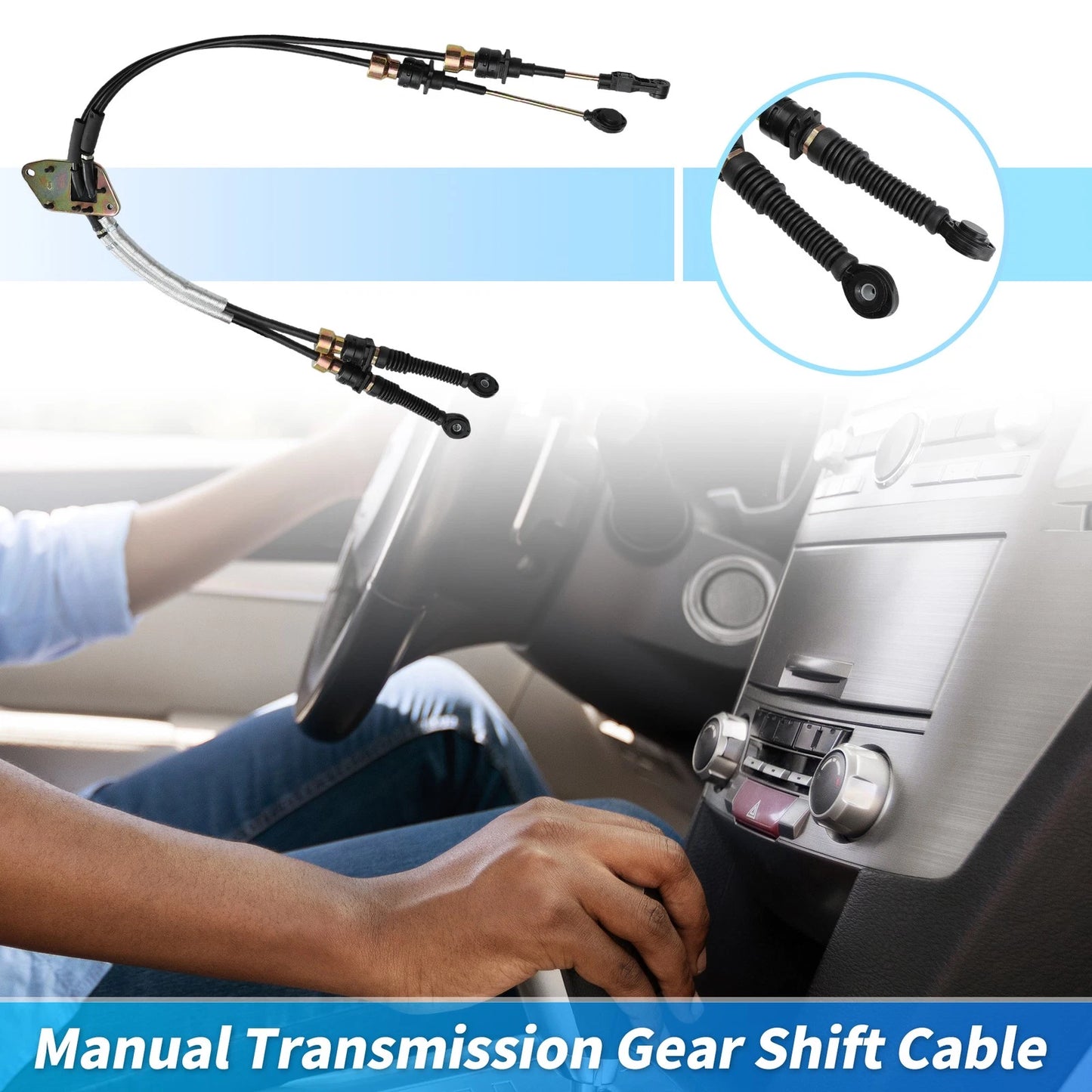 Manual Transmission Gear Shifter Cable for Mazda 6 S/i (2003-2008)