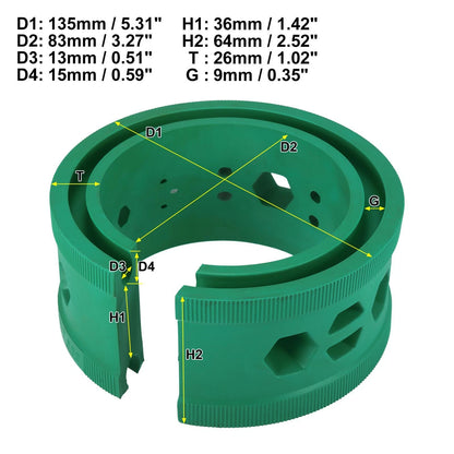 Coil Spring Rubber Buffer Green B+ Type for Ford Chevy