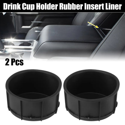 2 x Rear Console Drink Cup Holders for Ford F-150 (2009-2014)