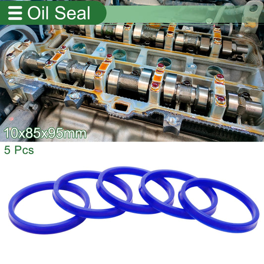 Oil Seal 85x95x10mm 5 x Rotary Shaft Seal TPU for All Vehicles