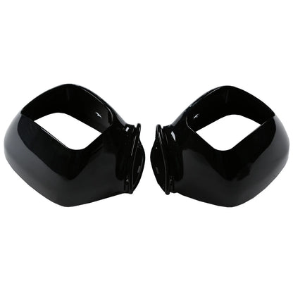 Black Rear View Mirror Case Covers for Honda Goldwing GL1800 (2001-2017)