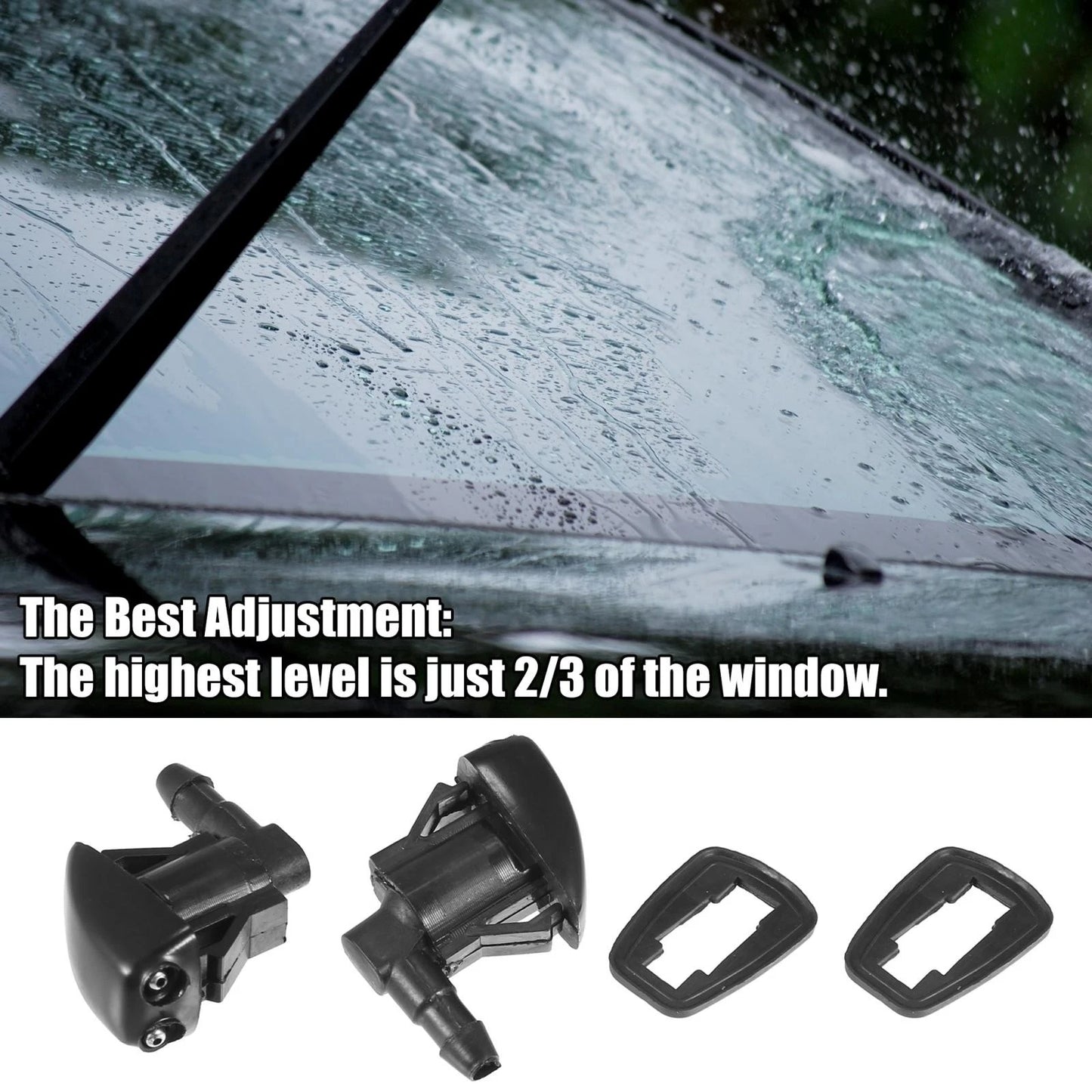 5 x Front Windshield Washer Nozzles for Toyota Tacoma (2005-2015)