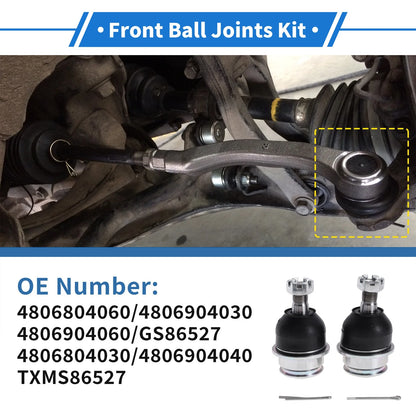 Front Lower Ball Joints for Toyota Tacoma (2005-2023)
