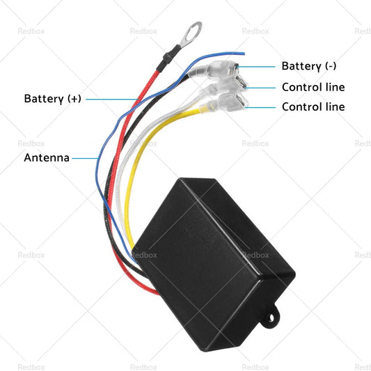 12V HD Electric Contactor Winch Solenoid for 4x4 (500A) Wireless Remote