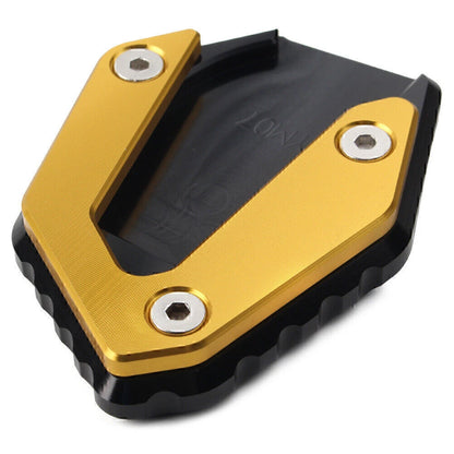 Gold Kickstand Side Stand Enlarger Foot Plate for Yamaha MT-07 FZ-07 (2014-21)