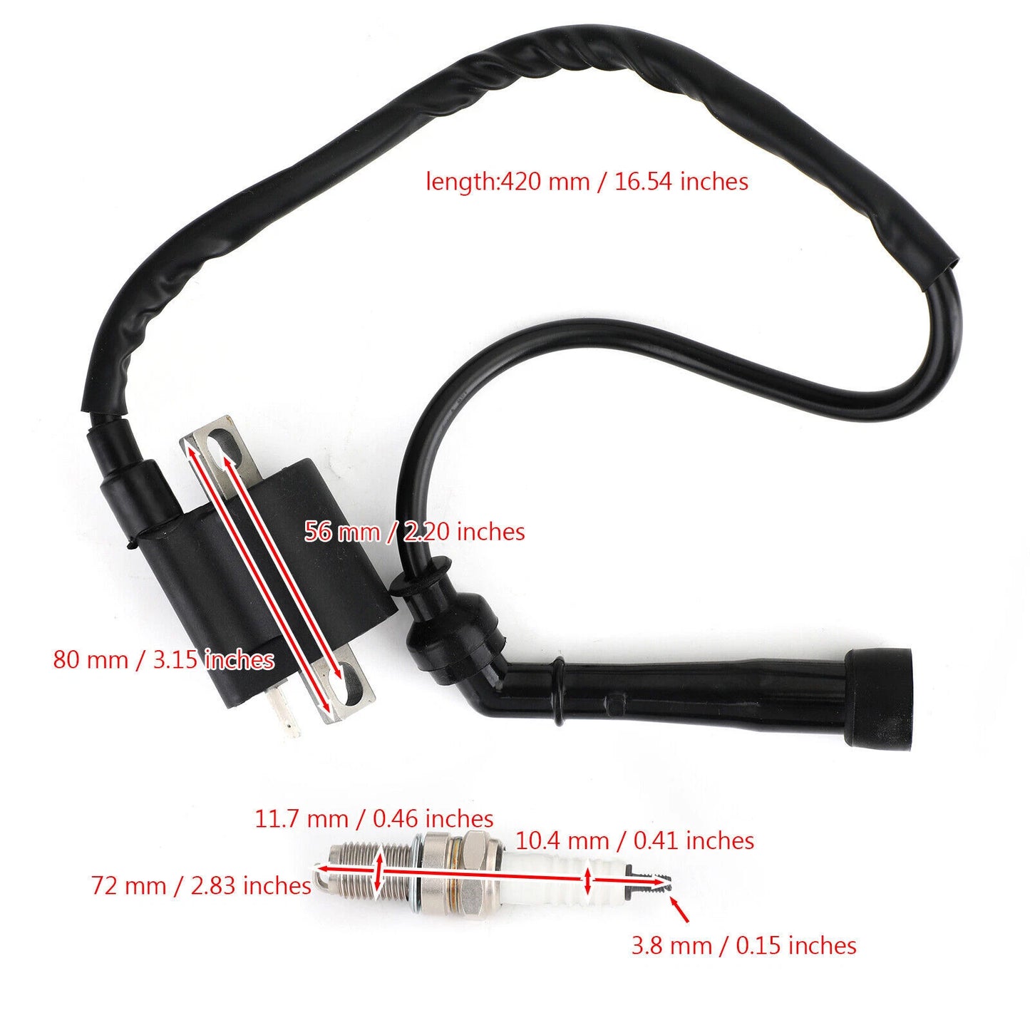 Ignition Coil for Yamaha Raptor 660R, Grizzly 660 (2001-2005)