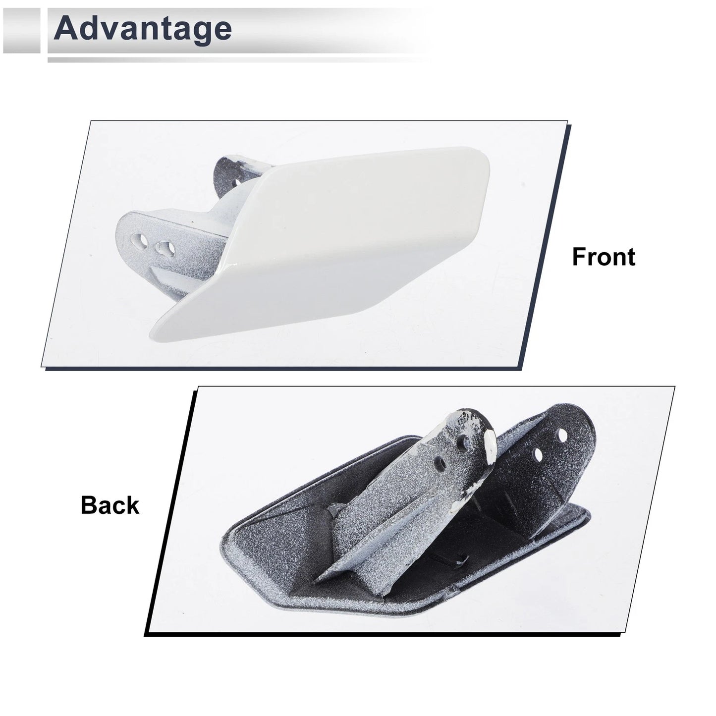 Front Left Bumper Headlight Washer Nozzle Cover for BMW 320i (2012-2013)