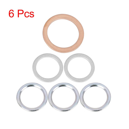 6 x Oil Drain Plug Gaskets for Toyota