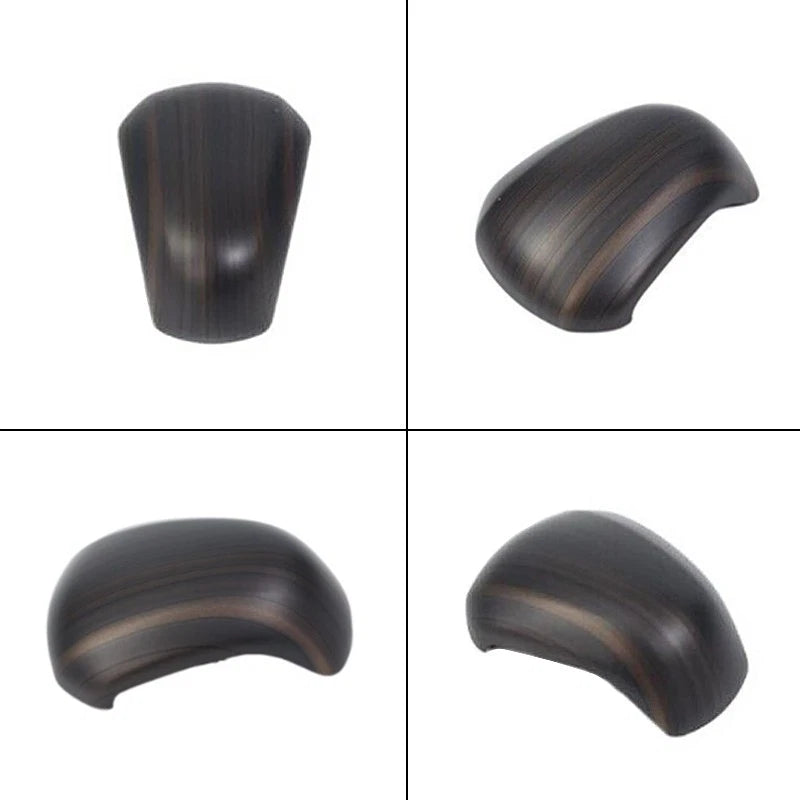 Black Wood Grain Gear Shift Knob Cover for Chevrolet Trax (2024)