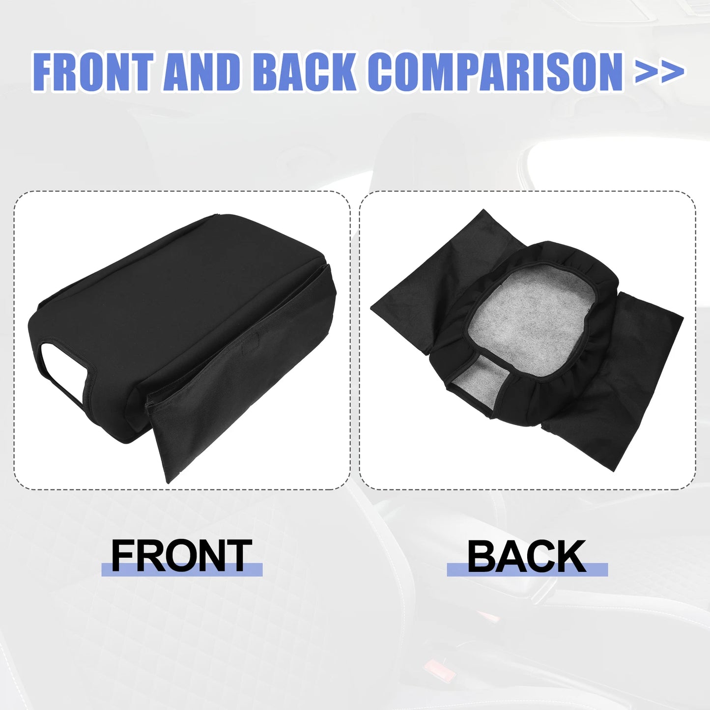 Neoprene Center Console Armrest Cover for Jeep Wrangler JK (2011-2018)