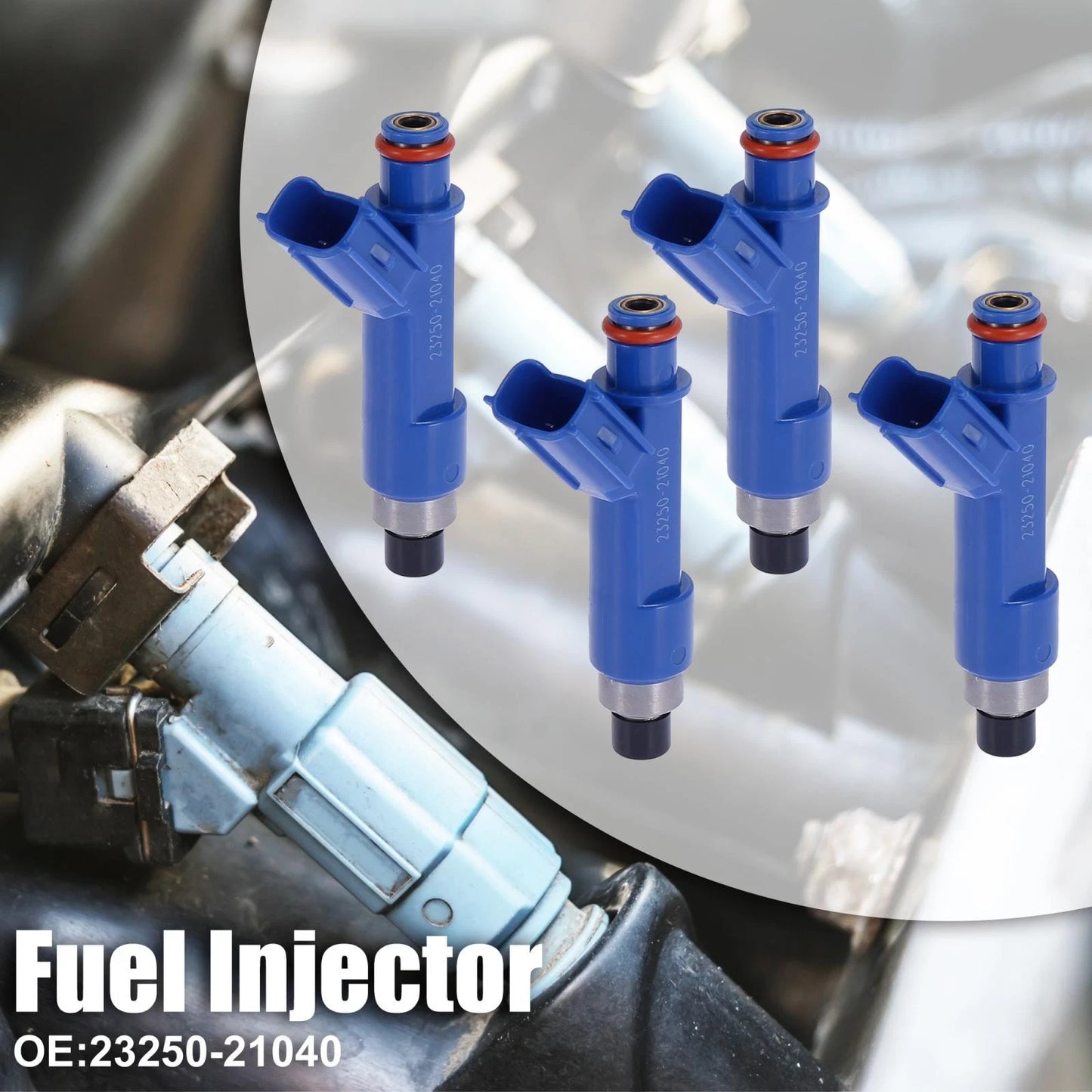 Fuel Injector 4x for Toyota Yaris 1.5L (2006–2012)