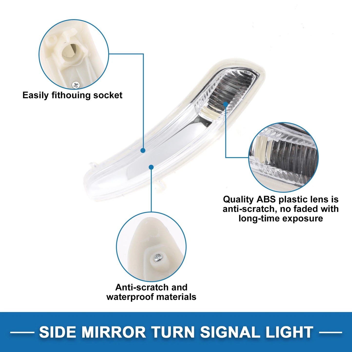 Right LED Turn Signal Light for Peugeot 208 (2012-2019)