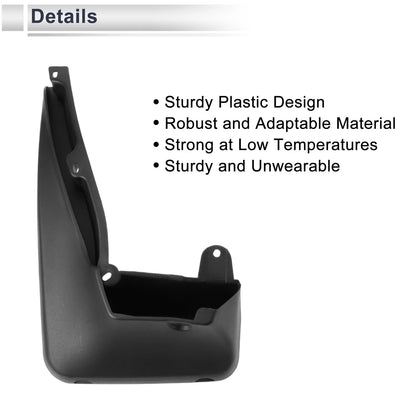 Mud Flaps Splash Guards 1 Set for BMW 1 Series 120i E87 (2007-2011)