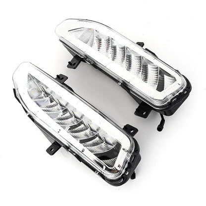 LED DRL Fog Light Lamp with Turn Signal for 2020-2022 Nissan Frontier Sentra TITAN
