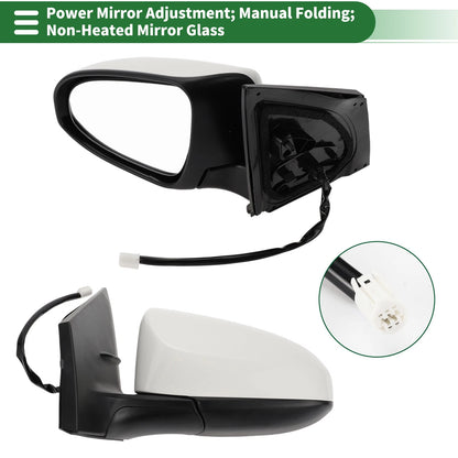 Left Side Door Mirror for Toyota Corolla Non-Heated (2014-2019)