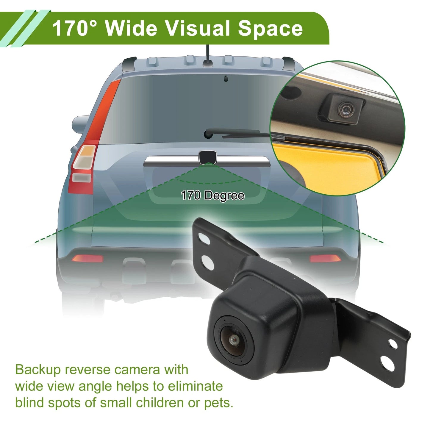 Rear View Backup Reverse Camera for Toyota RAV4 (2019–2023)