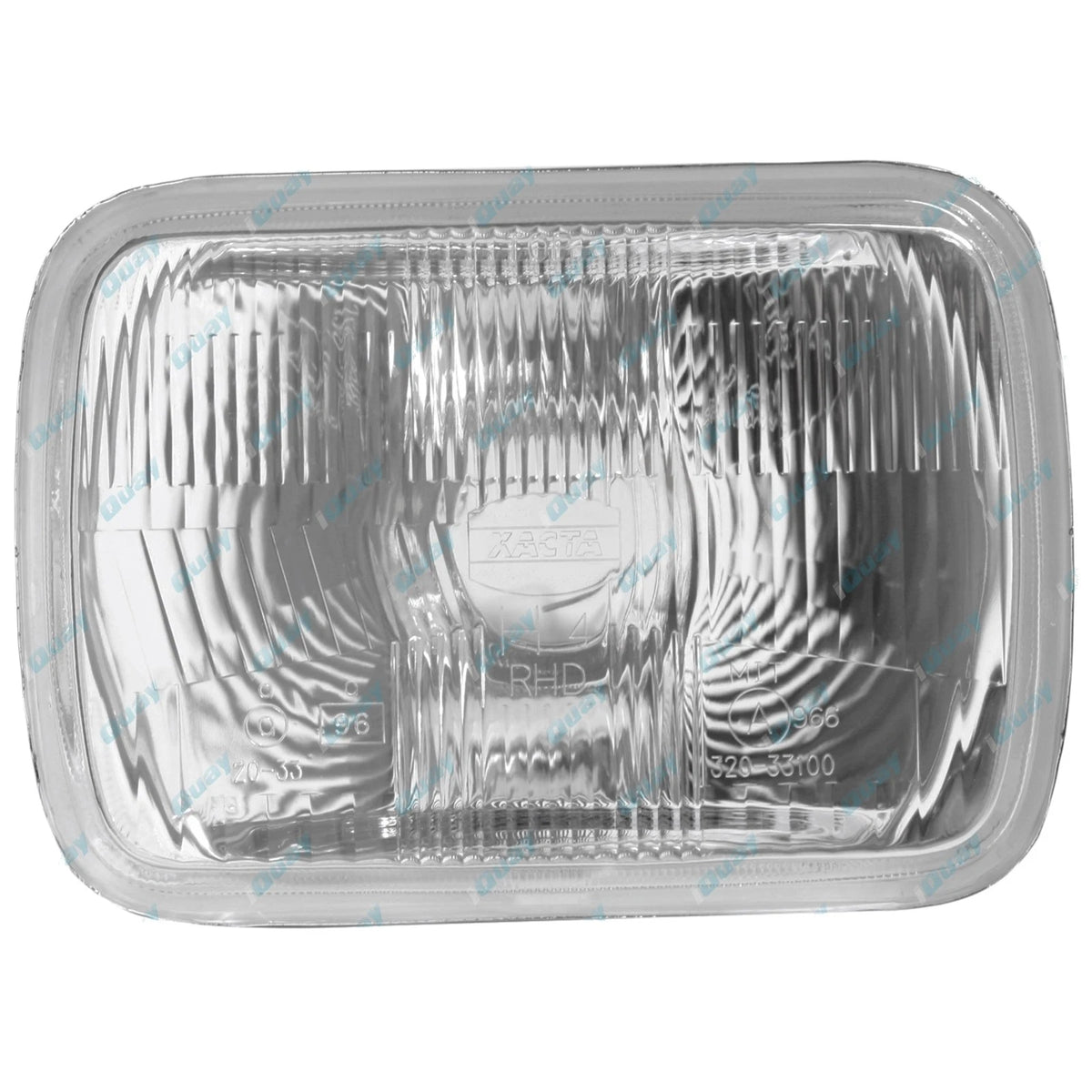 LH+RH Universal Headlights Pair w/Globe for Nissan Navara/Holden Rodeo 1981-1997