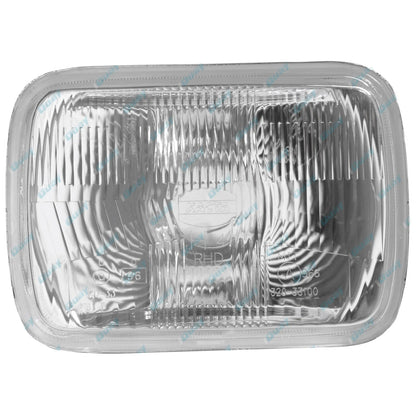 LH+RH Universal Headlights Pair w/Globe for Nissan Navara/Holden Rodeo 1981-1997