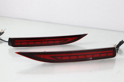 2 x LED Rear Fog Lamps for Toyota Corolla Sedan (2019-2023) Red