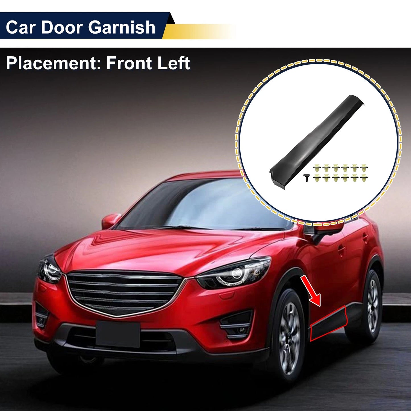 Lower Door Trim for Toyota C-HR 2018-2021